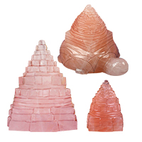 Shree Yantra In Rose Quartz 